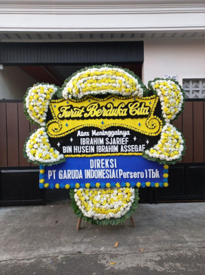 Papan Bunga Duka di Kinilow Satu