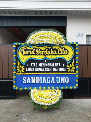 Papan Bunga Duka di Kinilow Satu